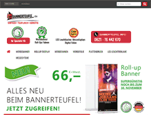 Tablet Screenshot of bannerteufel.de